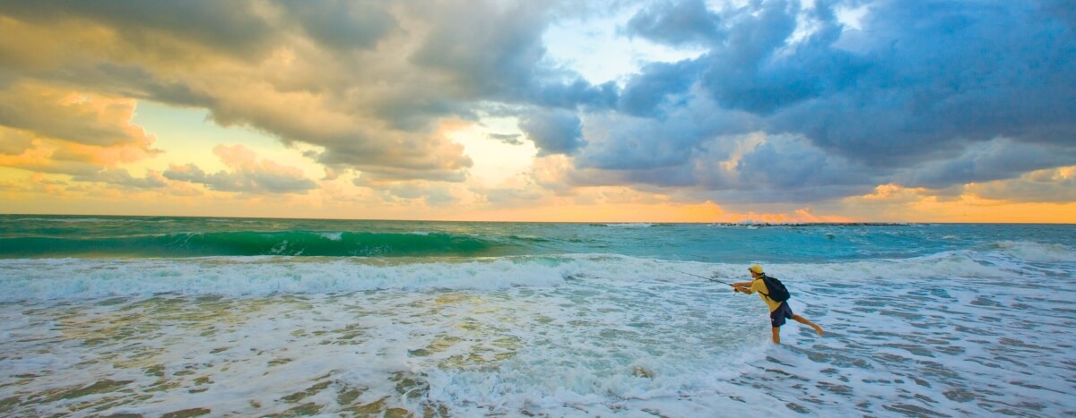 Beach fishing