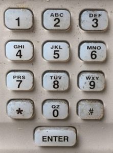 Dirty keypad 3